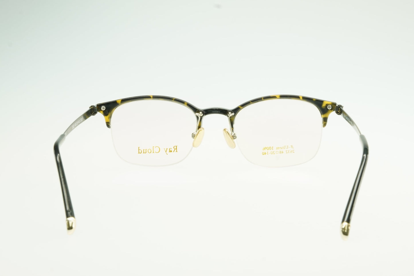 Ray Cloud 2632 color C5 demi-amber antique gold size 48mm、薄い非球面レンズ、ケース、クリーニングクロス付き、送料、税込み