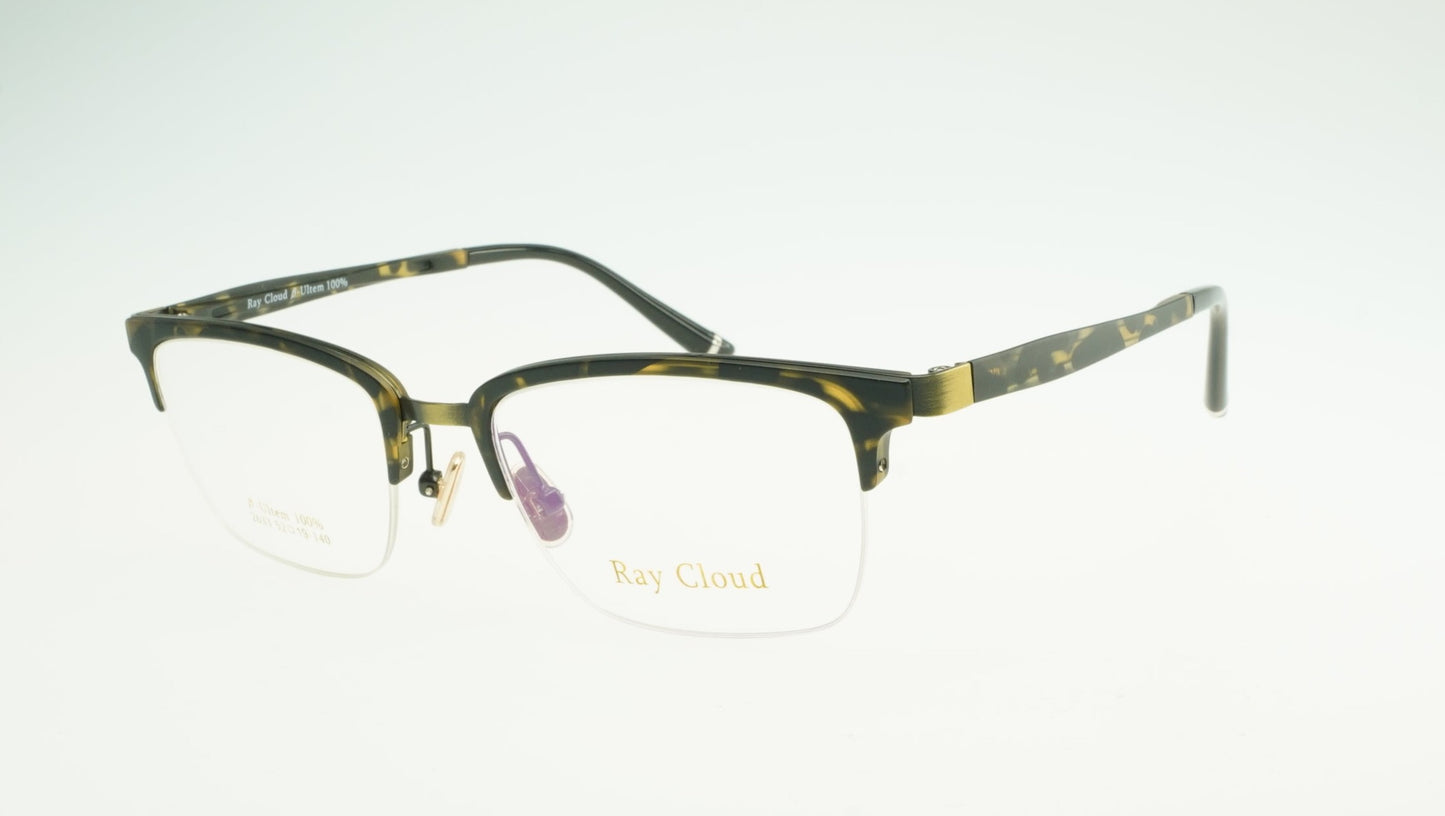 Ray Cloud 2633 color C5 matt demi-amber antique gold size 52mm、薄い非球面レンズ、ケース、クリーニングクロス付き、送料、税込み
