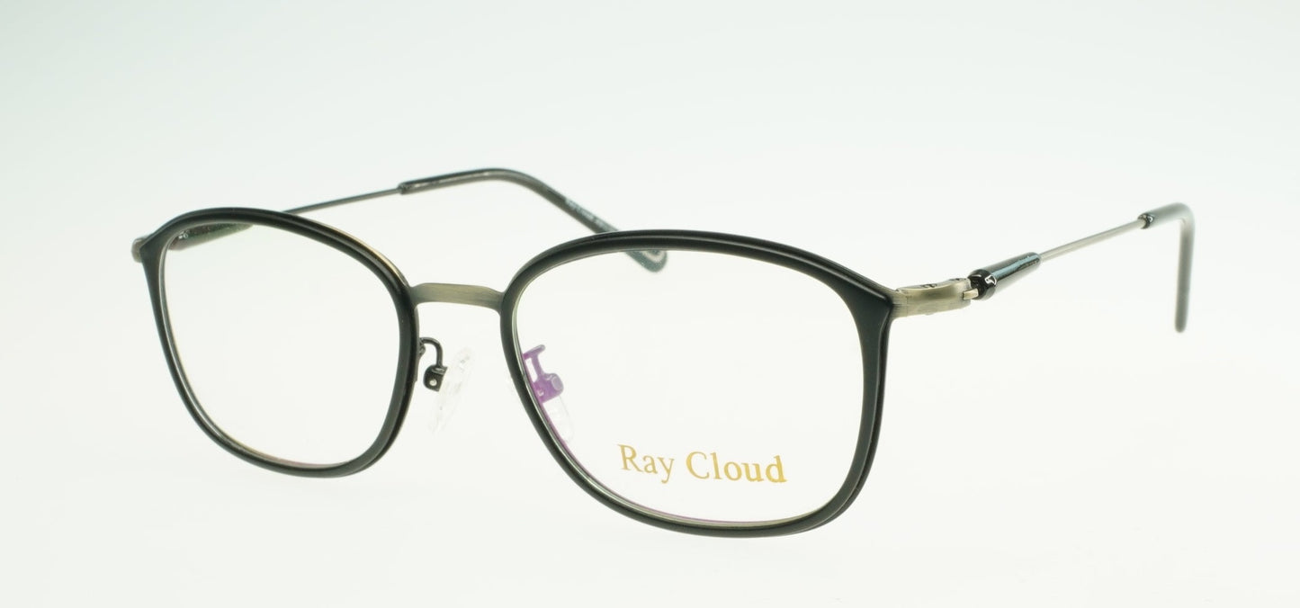 Ray Cloud 6906 color C1 black antique gold size 49mm、薄い非球面レンズ、ケース、クリーニングクロス付き、送料、税込み