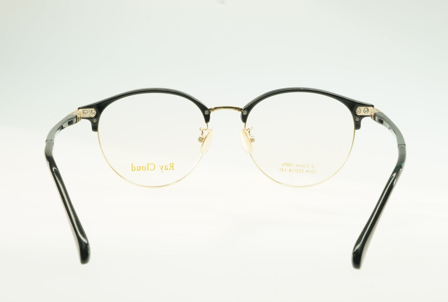 Ray Cloud 7019 color C1 black gold size 52mm、薄い非球面レンズ、ケース、クリーニングクロス付き、送料、税込み