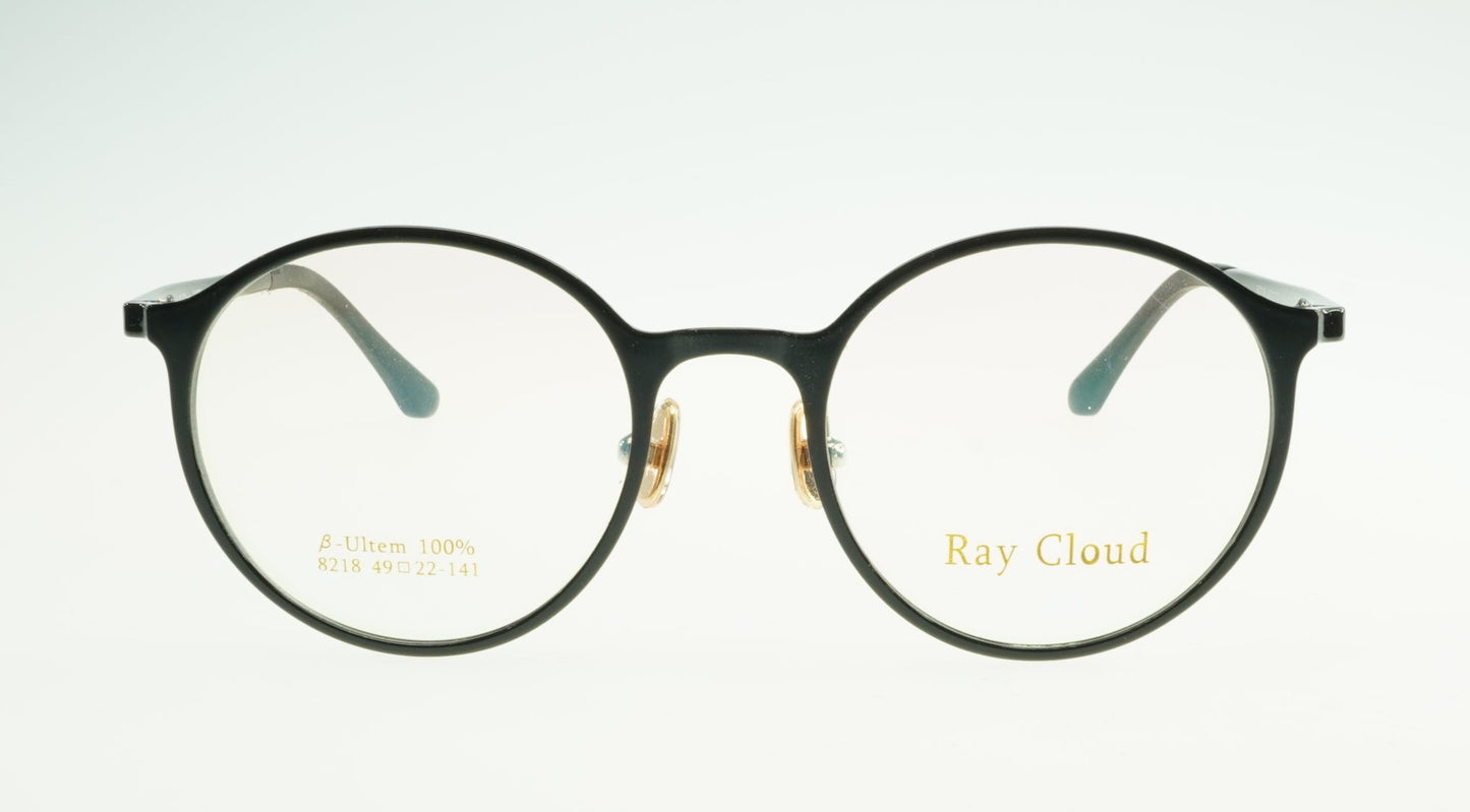 Ray Cloud 8218 color C1 black size 49mm、薄い非球面レンズ、ケース、クリーニングクロス付き、送料、税込み