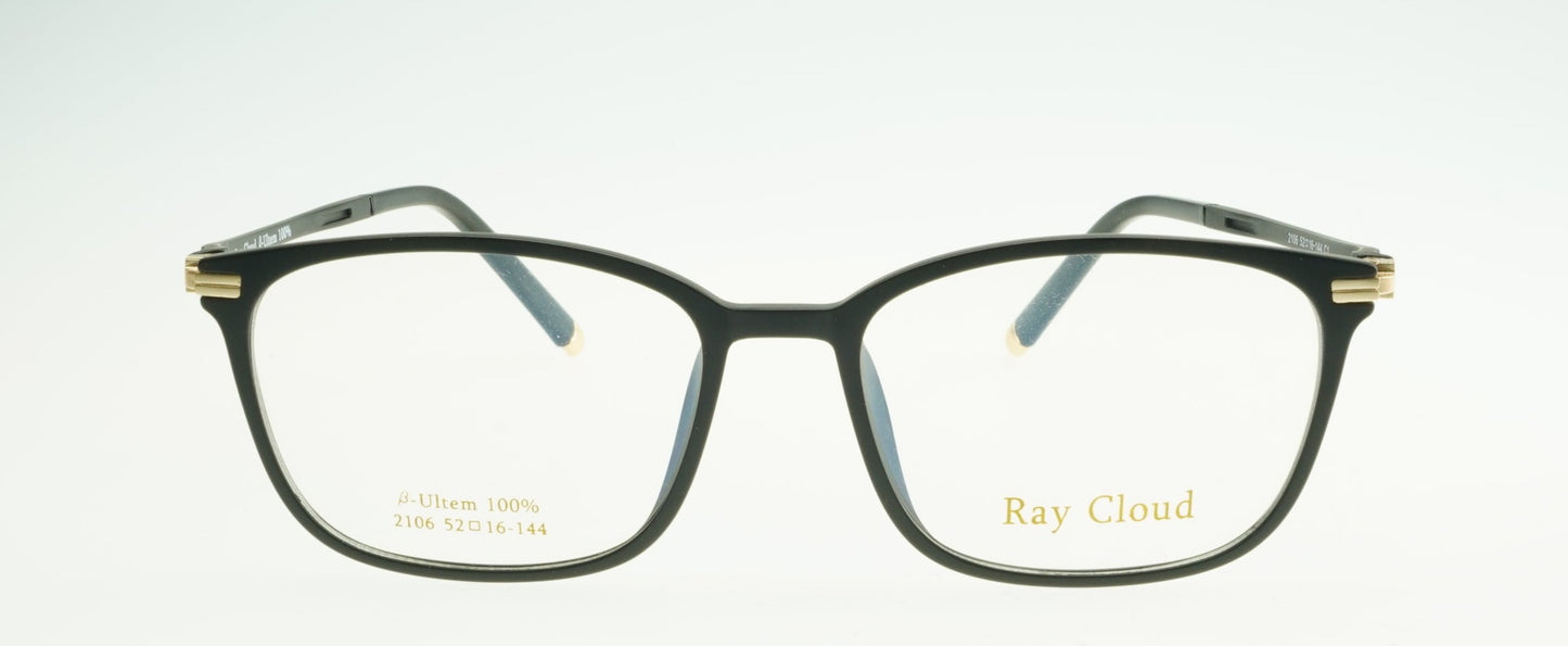 Ray Cloud 2106 color C1/black size:50㎜ 薄い非球面レンズ、ケース、クリーニングクロス付き、送料、税込み