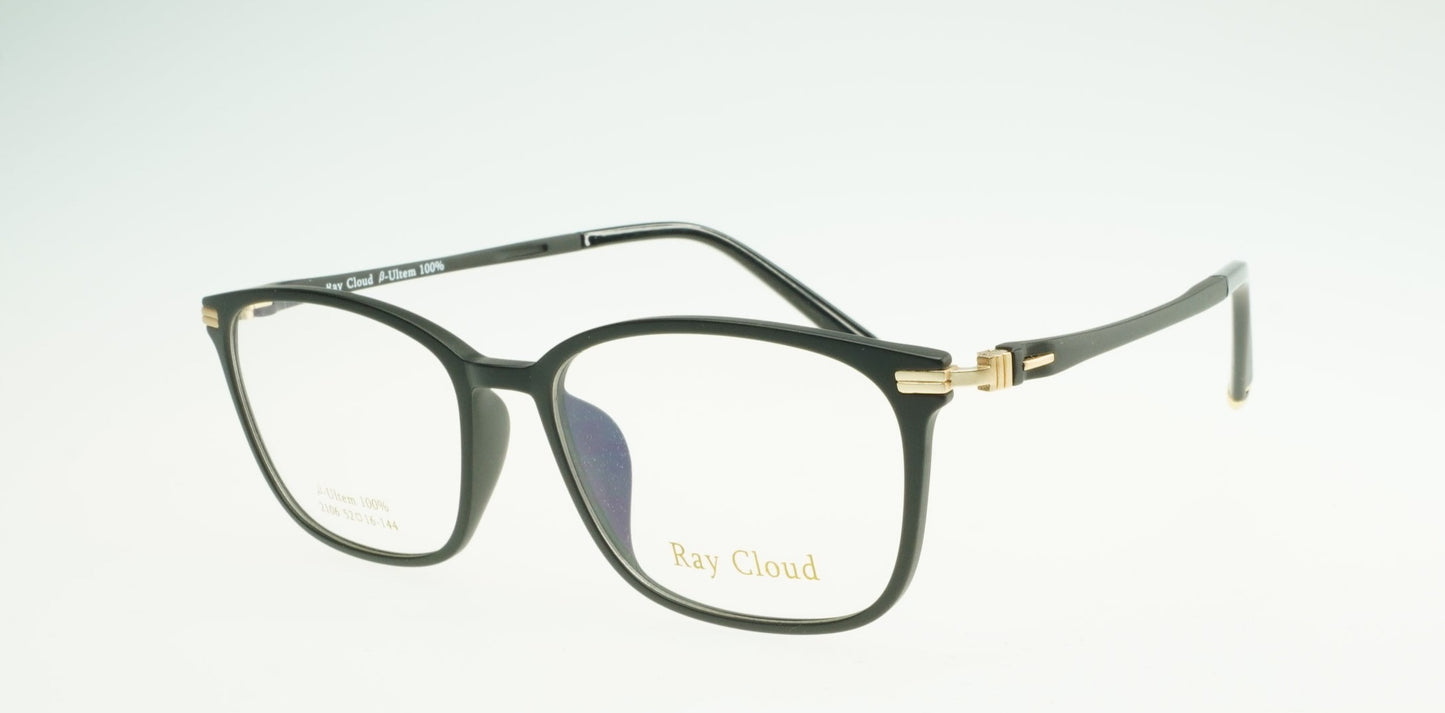 Ray Cloud 2106 color C1/black size:50㎜ 薄い非球面レンズ、ケース、クリーニングクロス付き、送料、税込み