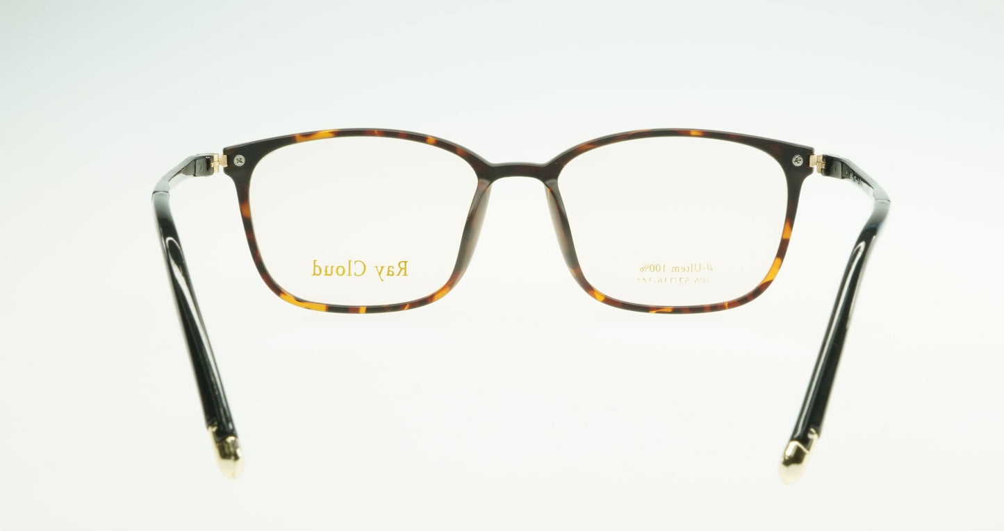 Ray Cloud 2106 color C2 demi-amber black size 50mm、薄い非球面レンズ、ケース、クリーニングクロス付き、送料、税込み