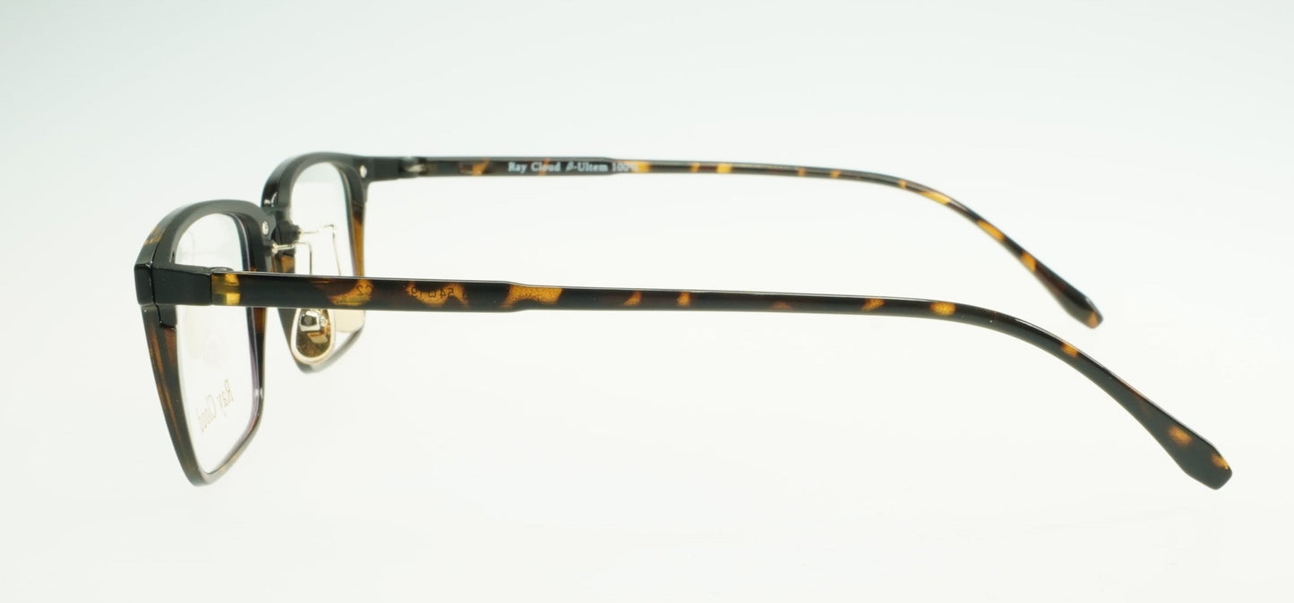 Ray Cloud 2183 color C2 demi-amber size 54mm、薄い非球面レンズ、ケース、クリーニングクロス付き、送料、税込み