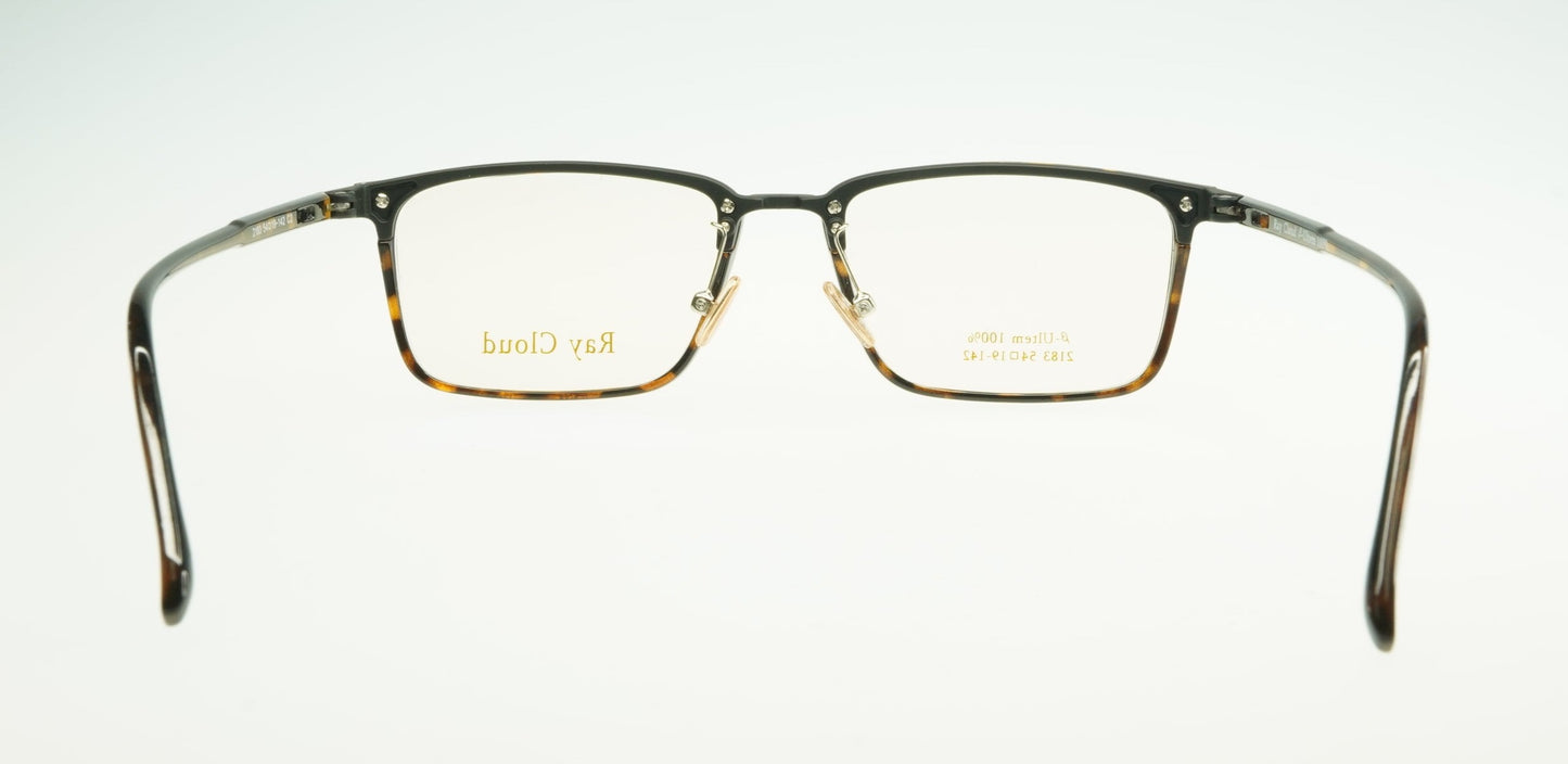Ray Cloud 2183 color C2 demi-amber size 54mm、薄い非球面レンズ、ケース、クリーニングクロス付き、送料、税込み