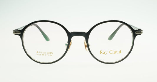 Ray Cloud 2623 color C1 black gold size 49mm、薄い非球面レンズ、ケース、クリーニングクロス付き、送料、税込み