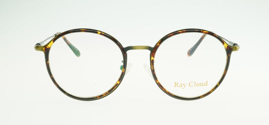 Ray Cloud 6908 color C2 demi-amber antique gold size 49mm、薄い非球面レンズ、ケース、クリーニングクロス付き、送料、税込み