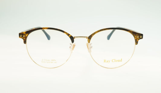 Ray Cloud 7019 color C2 demi-amber gold size 52mm、薄い非球面レンズ、ケース、クリーニングクロス付き、送料、税込み