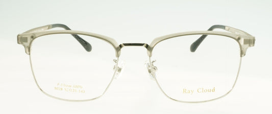 Ray Cloud 8028 color C1 silver/light gray size 52mm、クリップオン付き 、薄い非球面レンズ、ケース、クリーニングクロス付き、送料、税込み