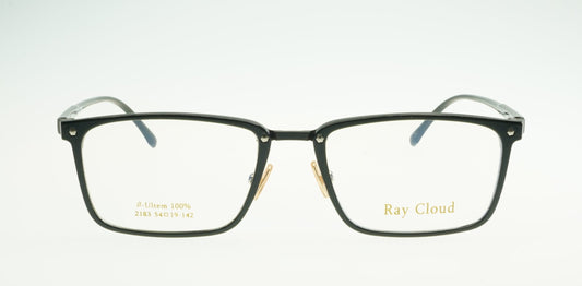 Ray Cloud 2183 color C1/black size 54㎜　　　薄い非球面レンズ、ケース、クリーニングクロス付き、送料、税込み