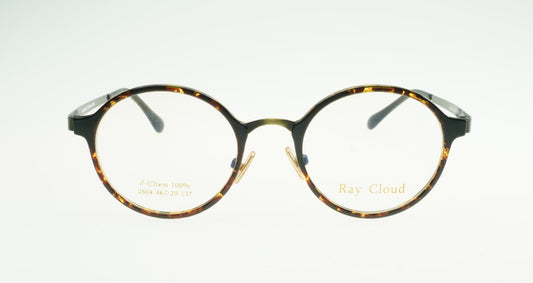 Ray Cloud 2604 color C2 demi-amber antique gold size 46mm、薄い非球面レンズ、ケース、クリーニングクロス付き、送料、税込み